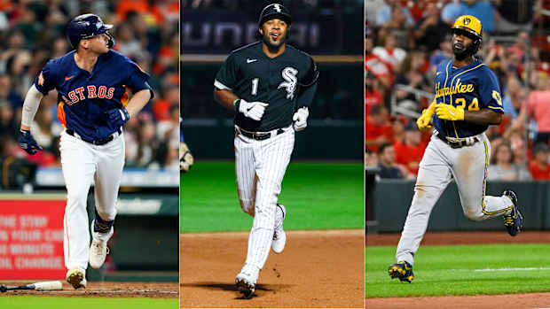 Trey Mancini, Elvis Andrus and Andrew McCutchen
